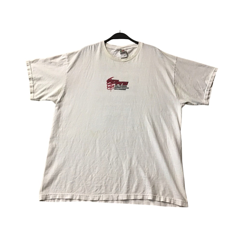 Vintage Pit Pro Motocross T-Shirt XL White Fruit of the Loom Braap Moto Graphic - Picture 2 of 5